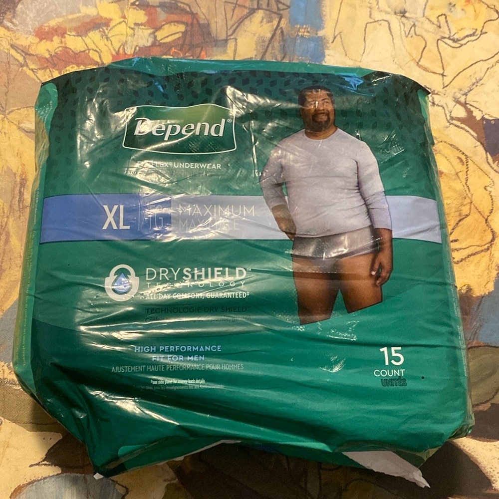 🦃READY TO SHIP NOW🦃 15 DEPEND Incontinence Underwear for Men